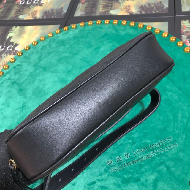Gucci包 古馳女包 523380紅色 Marmont系列腰包 多功能胸包 Gucci手包 Gucci單肩包  gudj1159